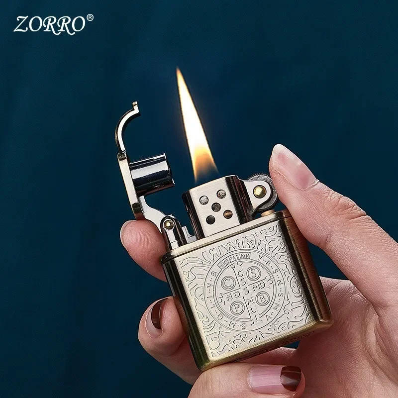 Fire Starting Kit - Керосиновая зажигалка Zorro, шлифовальный круг, винтажная