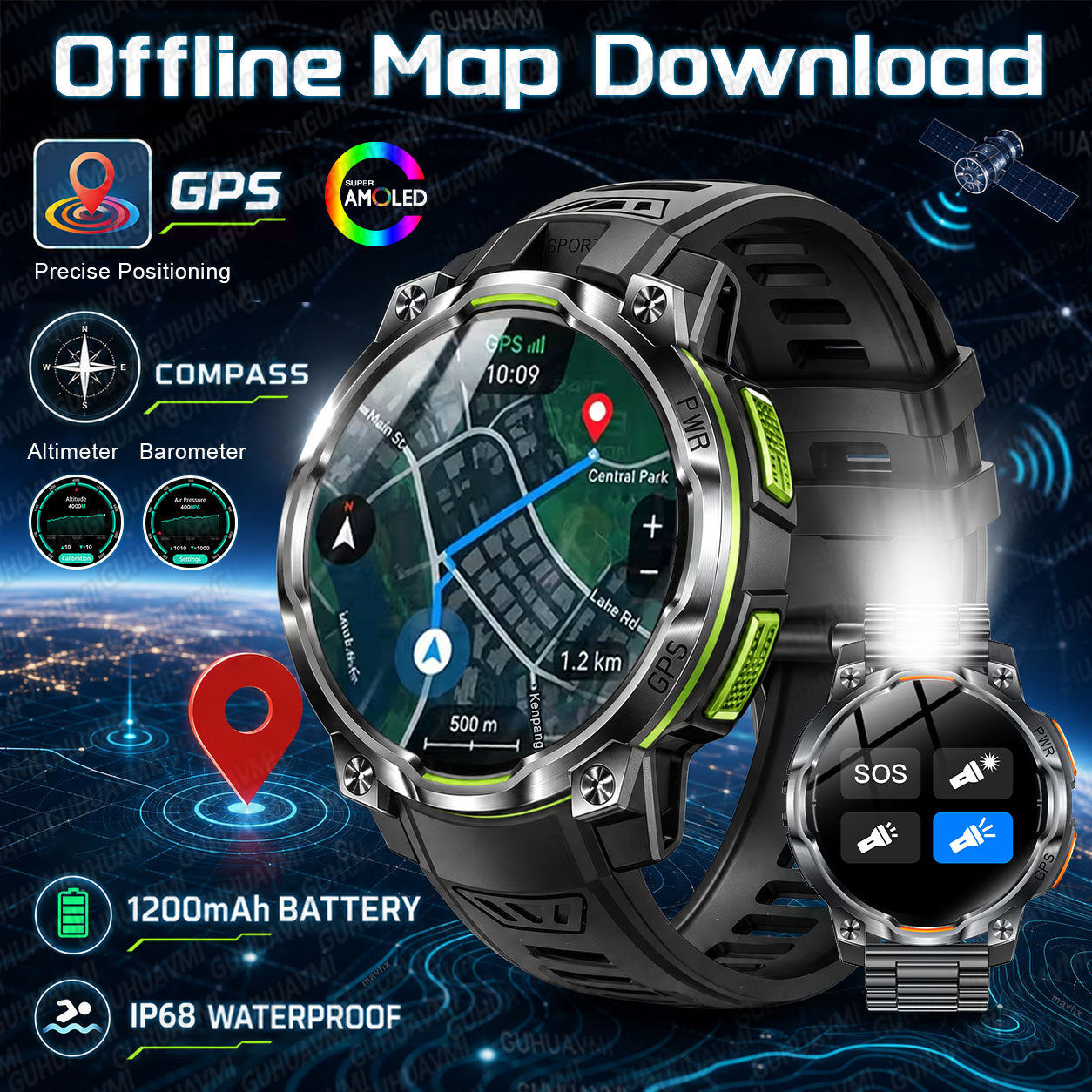 Compass Lensatic - Новые военные смарт-часы с GPS 2026
