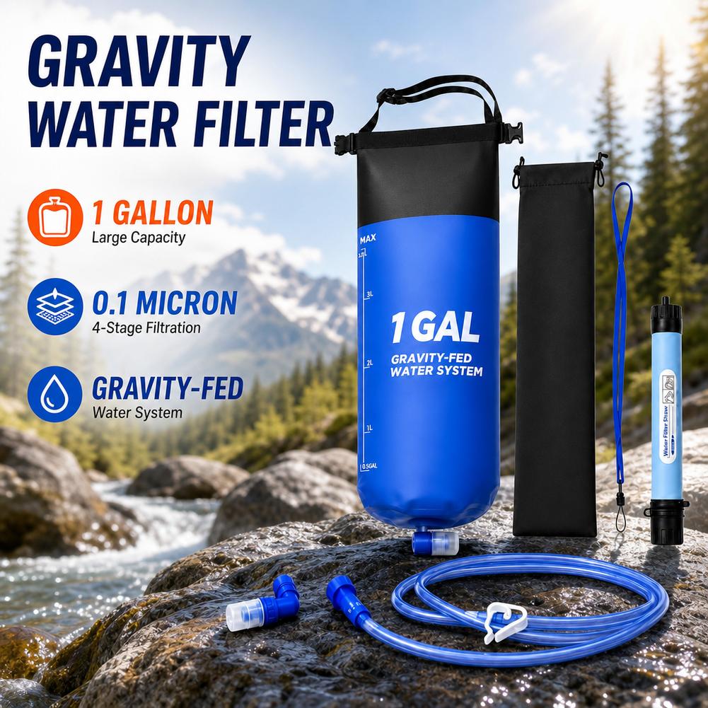 1 комплект фильтрующих пакетов – обзор и цена Water Purification Straw