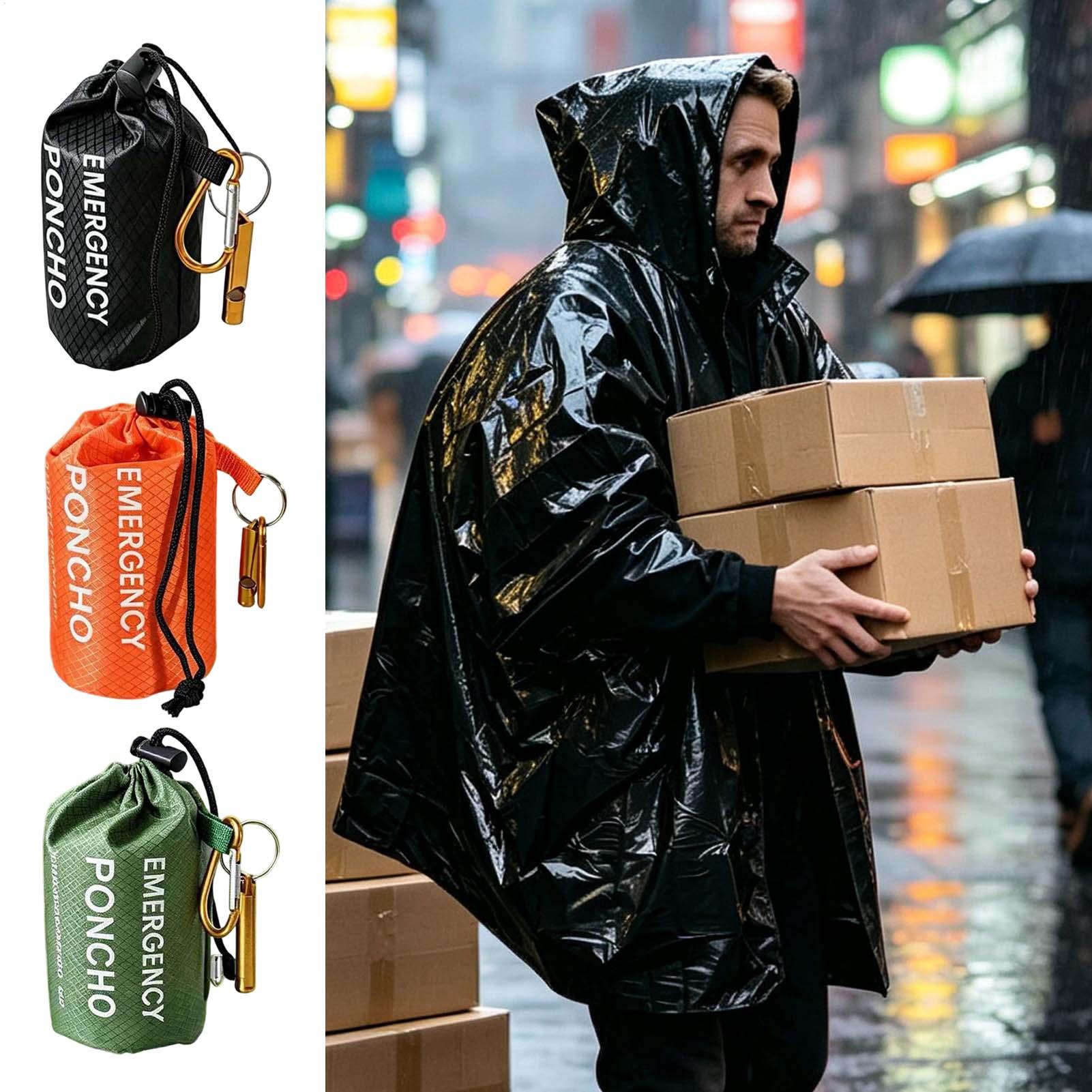 3 шт. термоодеяло-пончо для вы – обзор и цена Survival Blanket Reflective